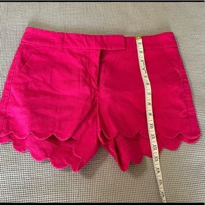 Pink scallop J.Crew shorts